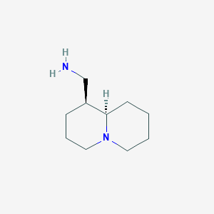 1-[(1S,9aR)-octahydro-2H-quinolizin-1-yl]methanamine - 75532-84-2