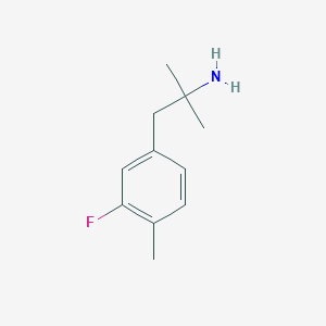 1-(3-Fluoro-4-methylphenyl)-2-methylpropan-2-amine - 787585-32-4