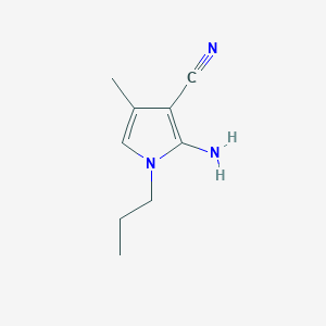 2-amino-4-methyl-1-propyl-1H-pyrrole-3-carbonitrile - 804519-27-5