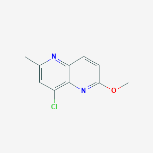 4-Chloro-6-methoxy-2-methyl-1,5-naphthyridine - 81935-22-0