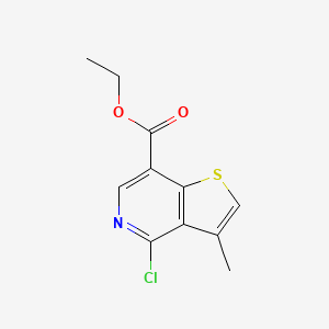 Ethyl 4-chloro-3-methylthieno[3,2-c]pyridine-7-carboxylate - 869543-47-5