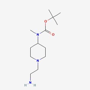 [1-(2-Amino-ethyl)-piperidin-4-yl]-methyl-carbamic acid tert-butyl ester - 874831-62-6
