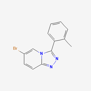 6-Bromo-3-(o-tolyl)-[1,2,4]triazolo[4,3-a]pyridine - 876300-80-0