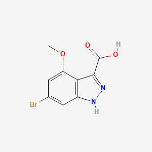 6-Bromo-4-methoxy-3-(1H)indazole carboxylic acid - 887568-75-4