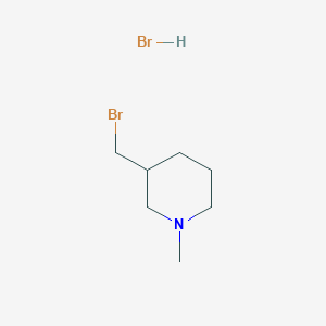 3-(Bromomethyl)-1-methylpiperidine hydrobromide - 89796-23-6