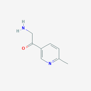 2-AMINO-1-(6-METHYLPYRIDIN-3-YL)ETHAN-1-ONE - 90006-86-3