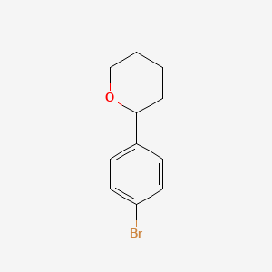 2H-Pyran, 2-(4-bromophenyl)tetrahydro- - 916235-96-6