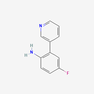 4-Fluoro-2-(pyridin-3-yl)benzenamine - 923293-16-7