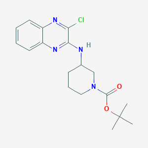 3-(3-Chloro-quinoxalin-2-ylamino)-piperidine-1-carboxylic acid tert-butyl ester - 939986-04-6