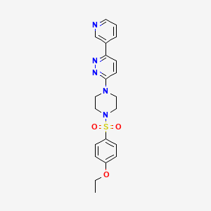 3-(4-((4-Ethoxyphenyl)sulfonyl)piperazin-1-yl)-6-(pyridin-3-yl)pyridazine - 946304-68-3