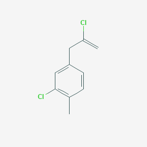 2-Chloro-3-(3-chloro-4-methylphenyl)-1-propene - 951887-96-0