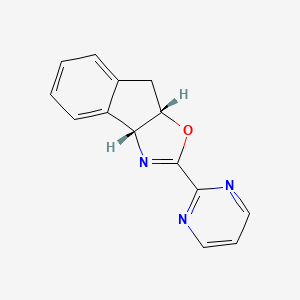 (3aR,8aS)-2-(Pyrimidin-2-yl)-3a,8a-dihydro-8H-indeno[1,2-d]oxazole - 1108603-37-7