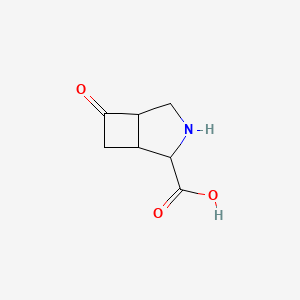 6-Oxo-3-azabicyclo[3.2.0]heptane-2-carboxylic acid - 1403766-57-3