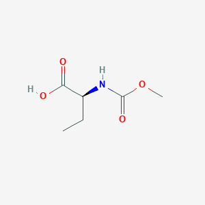 (S)-2-((Methoxycarbonyl)amino)butanoic acid - 259874-14-1