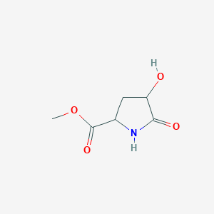Methyl 4-hydroxy-5-oxopyrrolidine-2-carboxylate - 51163-88-3