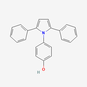 4-(2,5-diphenyl-1H-pyrrol-1-yl)phenol - 853-38-3