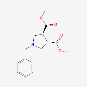 dimethyl (3S,4S)-1-benzylpyrrolidine-3,4-dicarboxylate - 87813-05-6