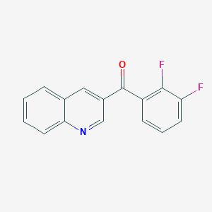 (2,3-Difluorophenyl)(quinolin-3-yl)methanone - 1187166-32-0