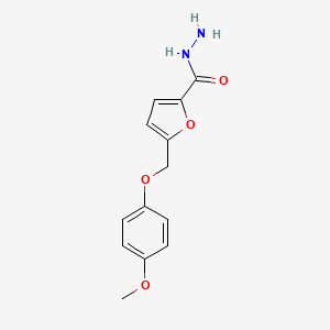 5-[(4-methoxyphenoxy)methyl]-2-furohydrazide - 832740-28-0