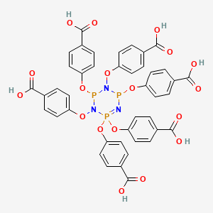 Hexa(p-carboxyphenoxy)cyclotriphosphazene - 69322-61-8