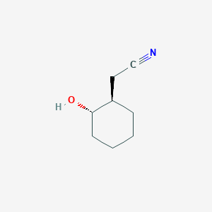 2-[(1R,2S)-2-hydroxycyclohexyl]acetonitrile - 74708-24-0