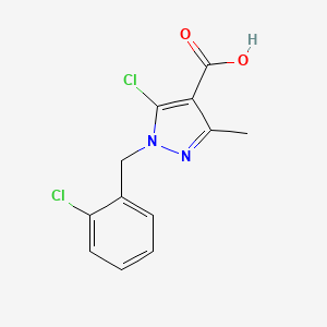 5-chloro-1-(2-chlorobenzyl)-3-methyl-1H-pyrazole-4-carboxylic acid - 956374-18-8
