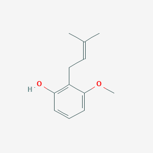 Phenol, 3-methoxy-2-(3-methyl-2-butenyl)- - 25801-53-0