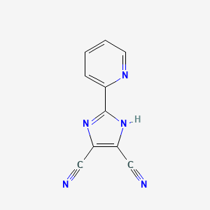 2-(Pyridin-2-yl)-1H-imidazole-4,5-dicarbonitrile - 58259-78-2