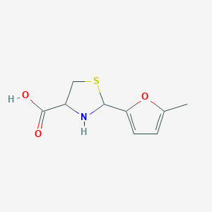 2-(5-Methylfuran-2-yl)-1,3-thiazolidine-4-carboxylic acid - 72678-99-0