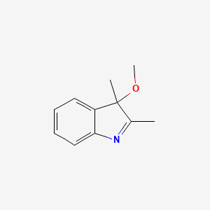 3H-Indole, 3-methoxy-2,3-dimethyl- - 37914-61-7