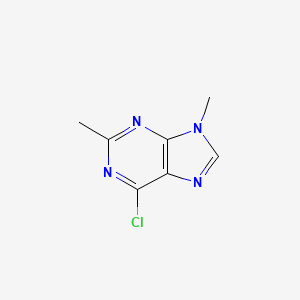 6-Chloro-2,9-dimethyl-9H-purine - 40423-36-7