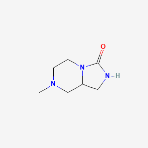 7-Methylhexahydroimidazo[1,5-a]pyrazin-3(2H)-one - 56904-16-6
