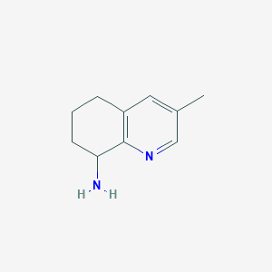 3-Methyl-5,6,7,8-tetrahydroquinolin-8-amine - 62455-48-5