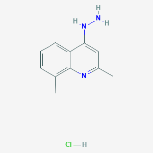 2,8-Dimethyl-4-hydrazinoquinoline hydrochloride - 1172993-37-1