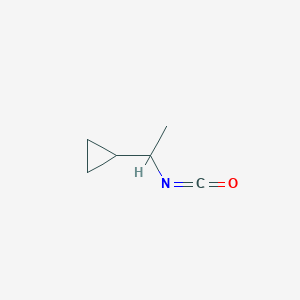(1-Isocyanatoethyl)cyclopropane - 1339932-84-1