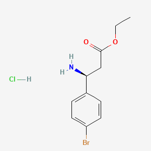 ethyl (3S)-3-amino-3-(4-bromophenyl)propanoate hydrochloride - 1354940-98-9