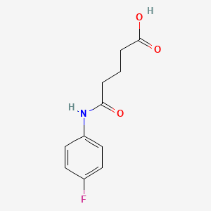 5-[(4-Fluorophenyl)amino]-5-oxopentanoic acid - 193952-11-3