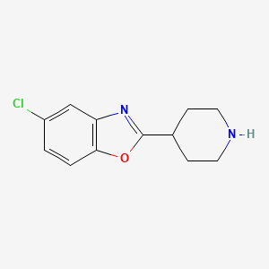 5-Chloro-2-(piperidin-4-yl)-1,3-benzoxazole - 199292-93-8