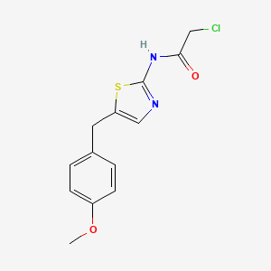2-chloro-N-[5-(4-methoxybenzyl)-1,3-thiazol-2-yl]acetamide - 304895-22-5