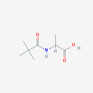 2-(2,2-Dimethylpropanamido)propanoic acid - 5872-15-1