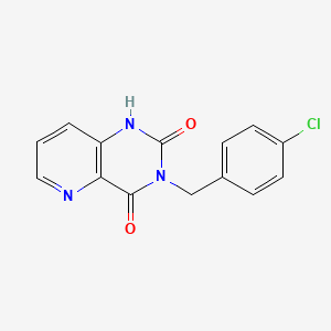 3-(4-chlorobenzyl)pyrido[3,2-d]pyrimidine-2,4(1H,3H)-dione - 656801-73-9