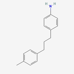 4-[3-(4-Methylphenyl)propyl]aniline - 80861-27-4