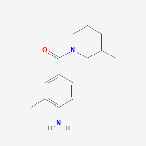 2-Methyl-4-(3-methylpiperidine-1-carbonyl)aniline - 926199-17-9