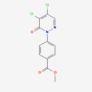 Methyl 4-(4,5-dichloro-6-oxo-1,6-dihydropyridazin-1-yl)benzoate - 1000930-84-6