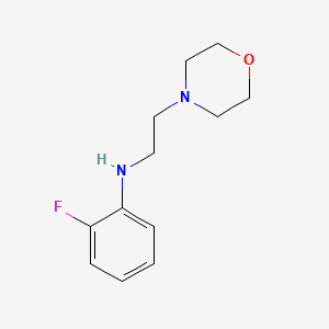 2-fluoro-N-[2-(morpholin-4-yl)ethyl]aniline - 1021133-89-0