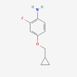 4-(Cyclopropylmethoxy)-2-fluoroaniline - 1236764-17-2