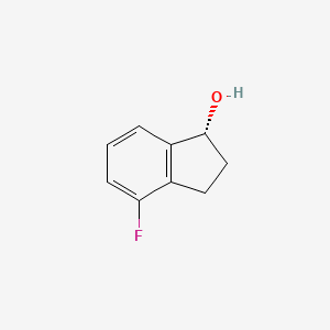 (1R)-4-fluoro-2,3-dihydro-1H-inden-1-ol - 1270292-77-7