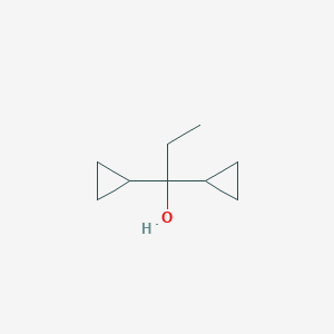 1,1-Dicyclopropylpropan-1-ol - 18729-53-8