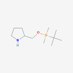 2-{[(tert-butyldimethylsilyl)oxy]methyl}pyrrolidine - 204580-48-3