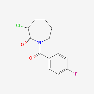 3-Chloro-1-(4-fluorobenzoyl)azepan-2-one - 356569-51-2